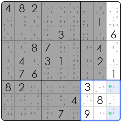 y wing sudoku